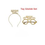 Bkmc Bride To Be Tac Gözlük Seti Bride To Be Parti Aksesuar Taç Gözlük