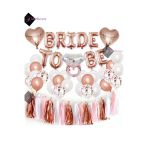Bkmc Dolu Dolu Bride To Be Folyo Balon Seti Bekarlığa Veda Bride Partisi Balon Süsleme Rose Gold