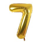 Bkmc Folyo Balon 7 Yaş Helyum Balon 36 Cm Gold Renk 7 bmcNM191