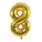 Bkmc Folyo Balon 8 Yaş Helyum Balon 36 Cm Gold Renk 8 bmcNM195