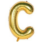 Bkmc Folyo Balon C Harfi Helyum Balon 36 Cm Gold Renk C bmcNM214