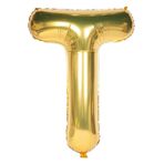 Bkmc Folyo Balon T Harfi Helyum Balon 36 Cm Gold Renk T bmcNM221