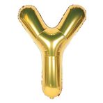Bkmc Folyo Balon Y Harfi Helyum Balon 36 Cm Gold Renk Y bmcNM211