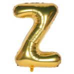 Bkmc Folyo Balon Z Harfi Helyum Balon 36 Cm Gold Renk Z bmcNM208