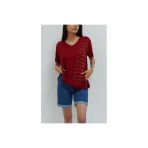 Bkmc Işlemeli Bluz Bordo ( (Tween)) (Tween)