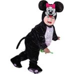 Bkmc Minnie Mouse Kostümü Bebek - Siyah - Beyaz - 1,5 - 2 Yaş