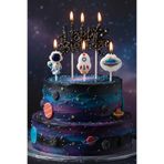BKMC PARTY UZAY HAPPY BİRTHDAY 4 LÜ DOĞUM GÜNÜ PARTİ SETİ SÜSÜ MUMU