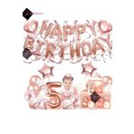 Bkmc Rose Gold 4 Yaş Balon Zinciri Doğum Günü Seti Iyi Ki Doğdun Doğum Günü Seti bmcNM882
