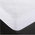 Bkmc Sıvı Geçirmez Alez Çift Kişilik Fitted Pamuklu Alez 140X200 cm - 140 x 200 cm - Beyaz