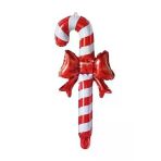 Bkmc Yılbaşı Kurdeleli Baston Folyo Balon 56X27 Cm