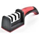 Bkmz Shop Üç Aşamalı Bıçak Bileyici, Ergonomik Elmas Bileme Aleti - 21 cm
