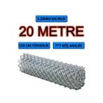 Bkn Tel Örgü 2.2Mm Kalınlık - 7*7 Göz - (1.5M*20M) Tel Örgü Bahçe Teli Çit Teli Galvanizli Tel Örgü