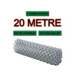 Bkn Tel Örgü 2.5Mm Kalınlık 6*6 Göz (1.5M*20M) Helezon Tel Örgü Bahçe Teli Çit Teli Galvanizli Tel Örgü Hediyeli