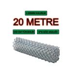 Bkn Tel Örgü 2Mm Kalınlık - 6*6 Göz - (1.5M*20M) Helezon Tel Örgü Bahçe Teli Çit Teli Galvanizli Tel Örgü