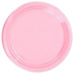 Bkr Tabak Plastik Pembe 22 cm 50 Adet