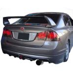 BKS Honda Civic Fd6 Sağdan Çift Çıkış Mugen Rr Arka Ek (Plastik)