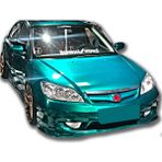 BKS Honda Civic Vtec 2 Makyajlı Mugen Ön Ek (Plastik)