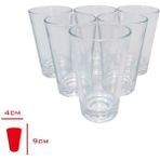 BKS Rayan Cam Kahve Yanı Bardagı 6 Lı Horse - Renkli - 100 ml