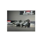 bkstuningshop 90mm Paslanmaz Krom Egzoz Ucu Çift Çıkışlı Çiftli Sağ-Sol Takım Her Araca Uyumlu 1 Adet