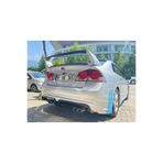 bkstuningshop Honda Civic Fd6 2006-2012 Uyumlu Boyasız Plastik Sağ-Sol Çıkışlı Mugen RR Arka Ek