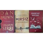 Bky-Dan Brown -Sırların Sırrı +Hırsız+Edebiyat Defteri (3'lü Set) - normal