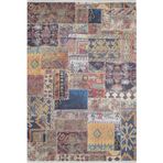 Blachownia Bej Patchwork Makinada Yıkanabilir Kaymaz Taban Dijital Makine Baskı Salon Halı-I-Haln-HLN1964-80x150