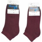 Black Arden Socks 2'li Kadın Havlu Patik Çorap 36-40 Numara BT-0418 - 36 - 40 - Renkli