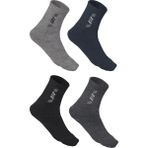 Black Arden Socks Ggn3 12 Li 4 Renkli 40-44 Numara Uzun Erkek Çorap - 40 - 44 - Standart