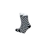 Black Arden Socks Kare Desenli Soket Çorap 36-40 - 36 - 40 - Çok Renkli