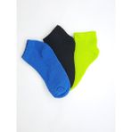 Black Arden Socks Renkli Desensiz Havlu Kadın Patik 3'lü 36-40 - 36 - 40