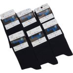 Black Arden Socks Unisex 6'lı Düz Siyah Soket Çorap 36-40 Numara BT-0461 - 36 - 40