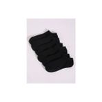 Black Arden Socks Unisex Düz 5'li Patik Çorap - 36 - 40 - Siyah