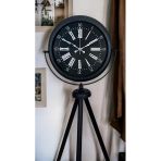 Black Aura Tripod Ayaklı Saat Vitrin