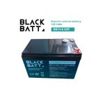 BLACK BATT 12v 14ah Jel Akü - MART 2025 ÜRETİM Elektrik Araçlar (SCOOTER,BİSİKLET,MOTOSİKLET,AKÜLÜ ARABA)