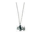 Black Cat Grup Nota Figürlü Metal Kolye – 60 Cm Zincir –Unisex Müzik Temalı Takı