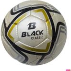 Black Classic No 5 Profesyonel 32 Panel Futbol Topu Sert Zemin Için Özel Üretim Maç Topu 442 gr - Beyaz - Siyah