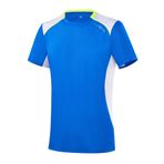 Black Crevice Erkek spor tişörtü, farklı renk ve bedenlerde erkek spor tişörtleri, yuvarlak yaka, nefes alan erkek fitness tişörtü, %100 polyester erkek spor tişörtü, Mavi/Beyaz/Sarı, M