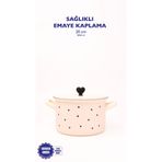 Black Cupid Emaye 20Cm Tencere- 3 Litre