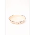 Black Cupid Emaye Bowl Tabağı - Bowl Kase - Salata Kasesi - Sunum Kasesi 21cm