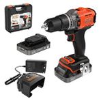 Black & Decker BCD383D2XK-QW 2x2A Çift Akülü Darbeli Matkap