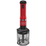 Black & Decker BCKM1014KR-QW Kırmızı 4 Parça Kablosuz El Blender Seti