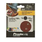 Black & Decker X32037 5 Parça 125 mm Eksantrik Zımpara Kağıdı