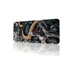 BLACK DEER 8 Farklı Model Dikişli Kenar 70x30 cm Dijital Oyuncu Gaming Mouse Pad ( Dragon )