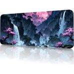 Black Deer 8 Farklı Model Dikişli Kenar 90X40 cm Dijital Oyuncu Gaming Mouse Pad ( Jungle Art ) - Mavi