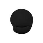 BLACK DEER Bilek Destekli Mouse Pad, Flexible Ergonomik Mouse Pad, Rahat Mouse Pad,kaymaz Taban,siyah