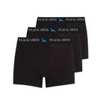 Black Deer Exclusive 3 Adet Erkek Pamuklu Esnek Boxer Siyah M