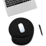 Black Deer Siyah Bilek Destekli Mouse Pad Flexible Ergonomik Kaymaz Taban Mouse Pad
