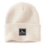 Black Deer Unisex Kışlık Bere Şapka Düz Logolu Yumuşak Triko Basic Akrilik Beanie Bej