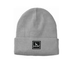 Black Deer Unisex Kışlık Bere Şapka Düz Logolu Yumuşak Triko Basic Akrilik Beanie Gri