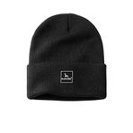 Black Deer Unisex Kışlık Bere Şapka Düz Logolu Yumuşak Triko Basic Akrilik Beanie Siyah